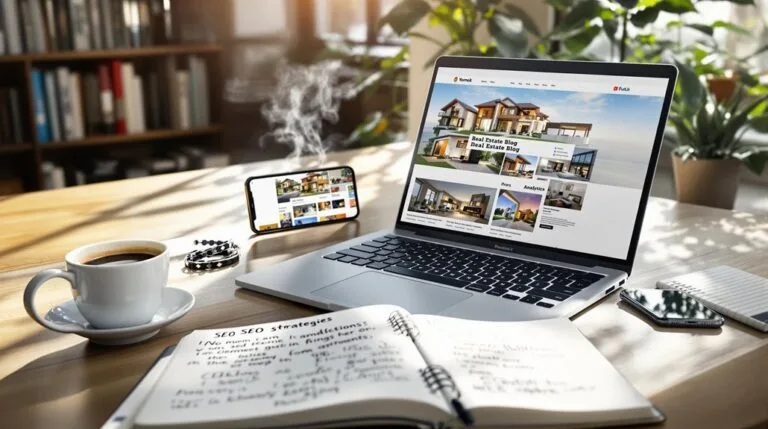 build seo optimized real estate blog
