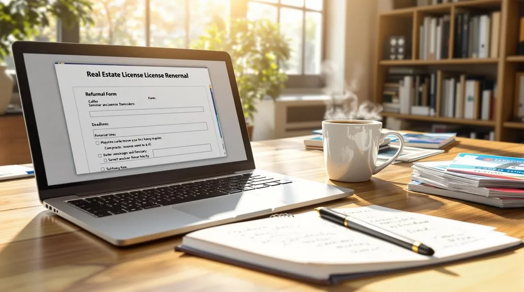 maintain real estate license active
