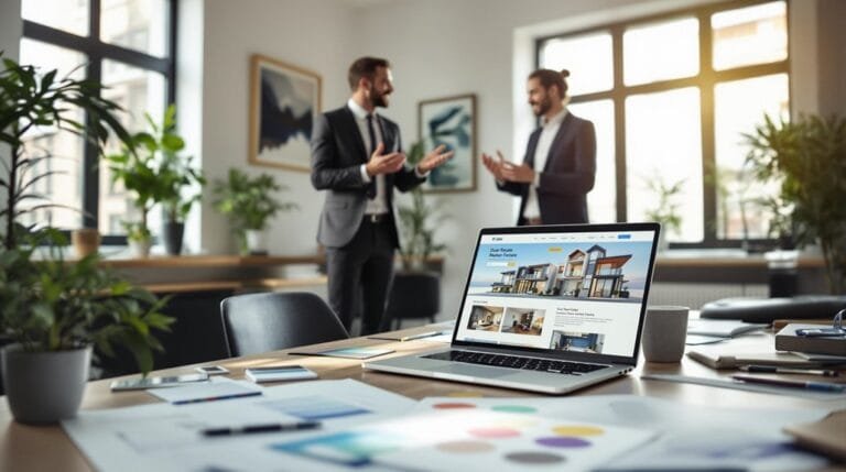 real estate website creation