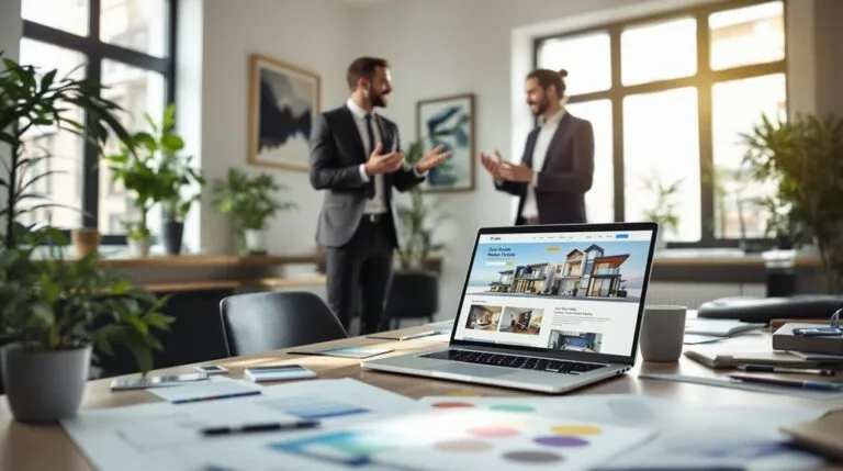 real estate website creation