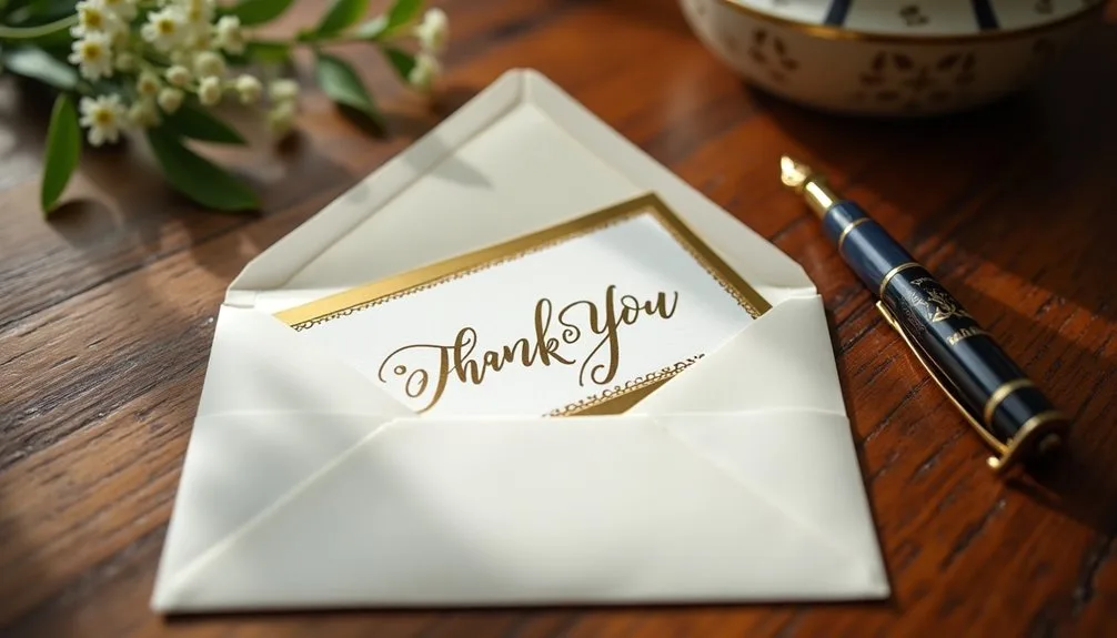thank you notes appreciation