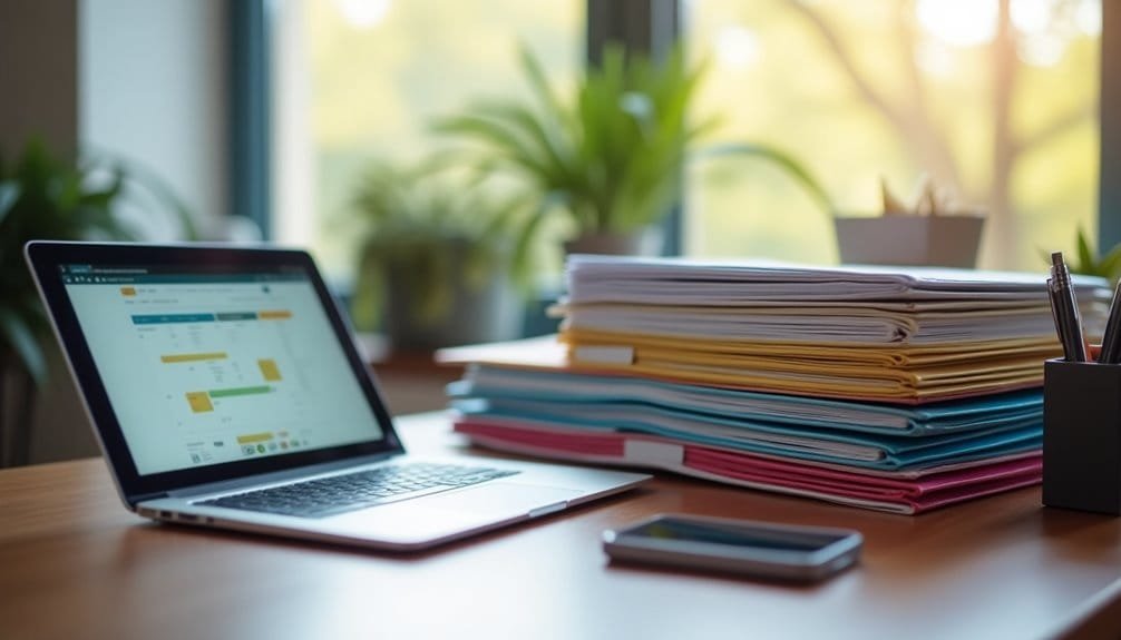 efficient property document organization