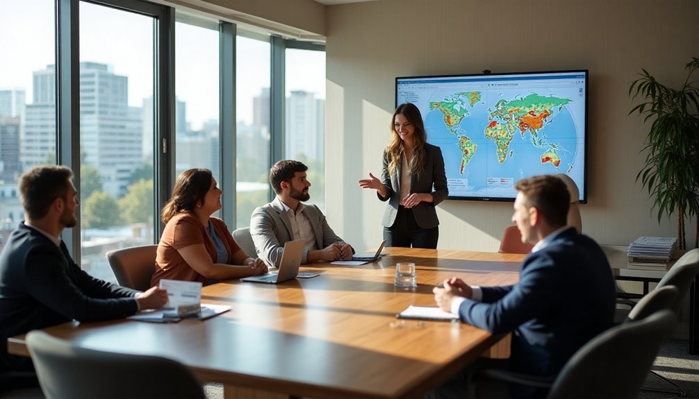 building climate risk networks